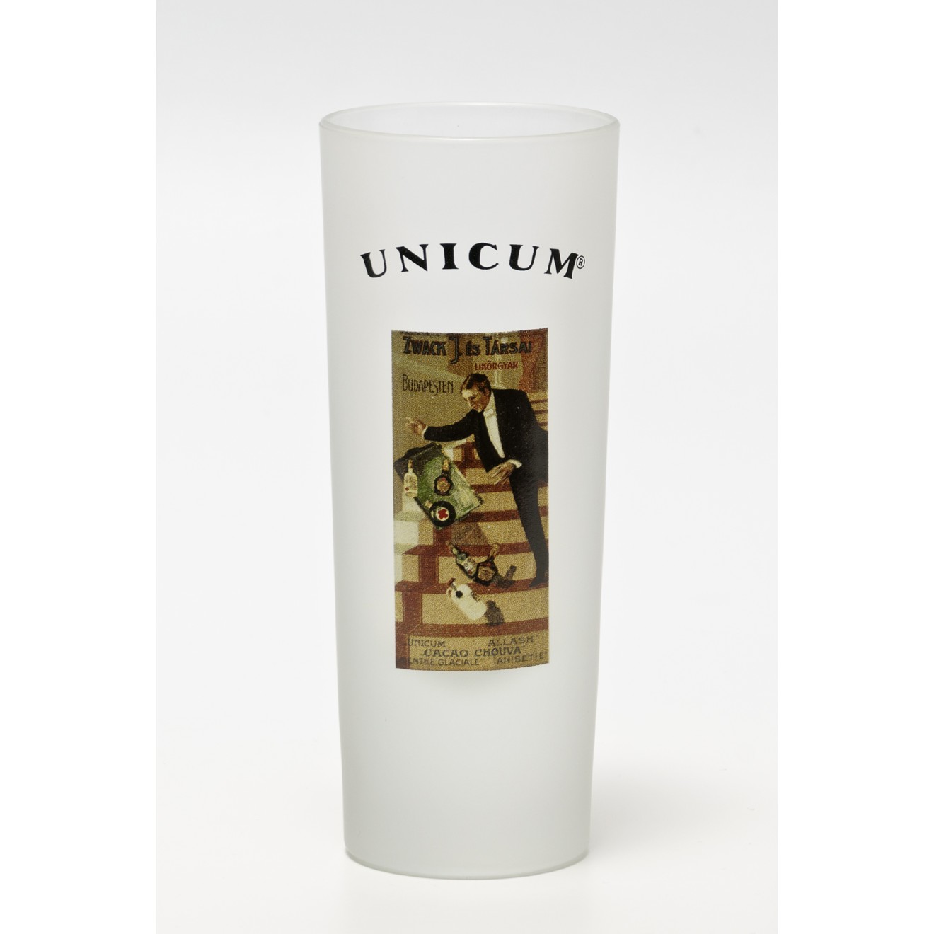 Original Zwack Unicum Glas -Kellner - 4 cl